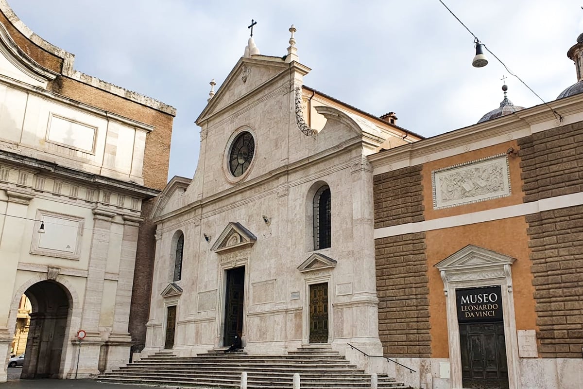 Santa Maria del Popolo, una iglesia con pinturas originales de Caravaggio. Descubre las 10 imperdibles iglesias católicas en Roma.