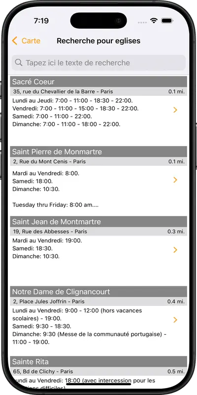 Horaires de Messe - Messe d'aujourd'hui Horaires de Messe - Messe d'aujourd'hui