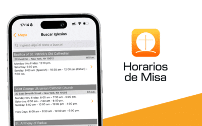¿Cómo busco Misas por horario en Horarios de Misa?