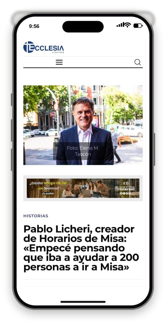 Ecclesia destaca Horarios de Misa - Horarios de Misa