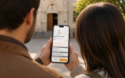 ¿Cómo comparto los horarios de una iglesia con un amigo?