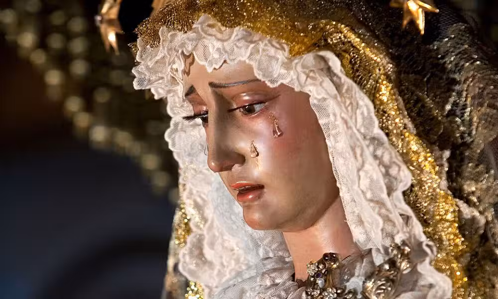 Oración a la Virgen de los Dolores - Horarios de Misa