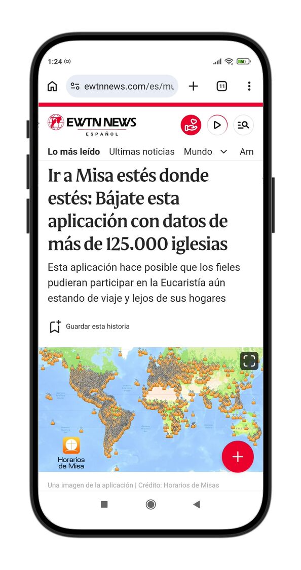 Horarios de Misa en ACI Prensa